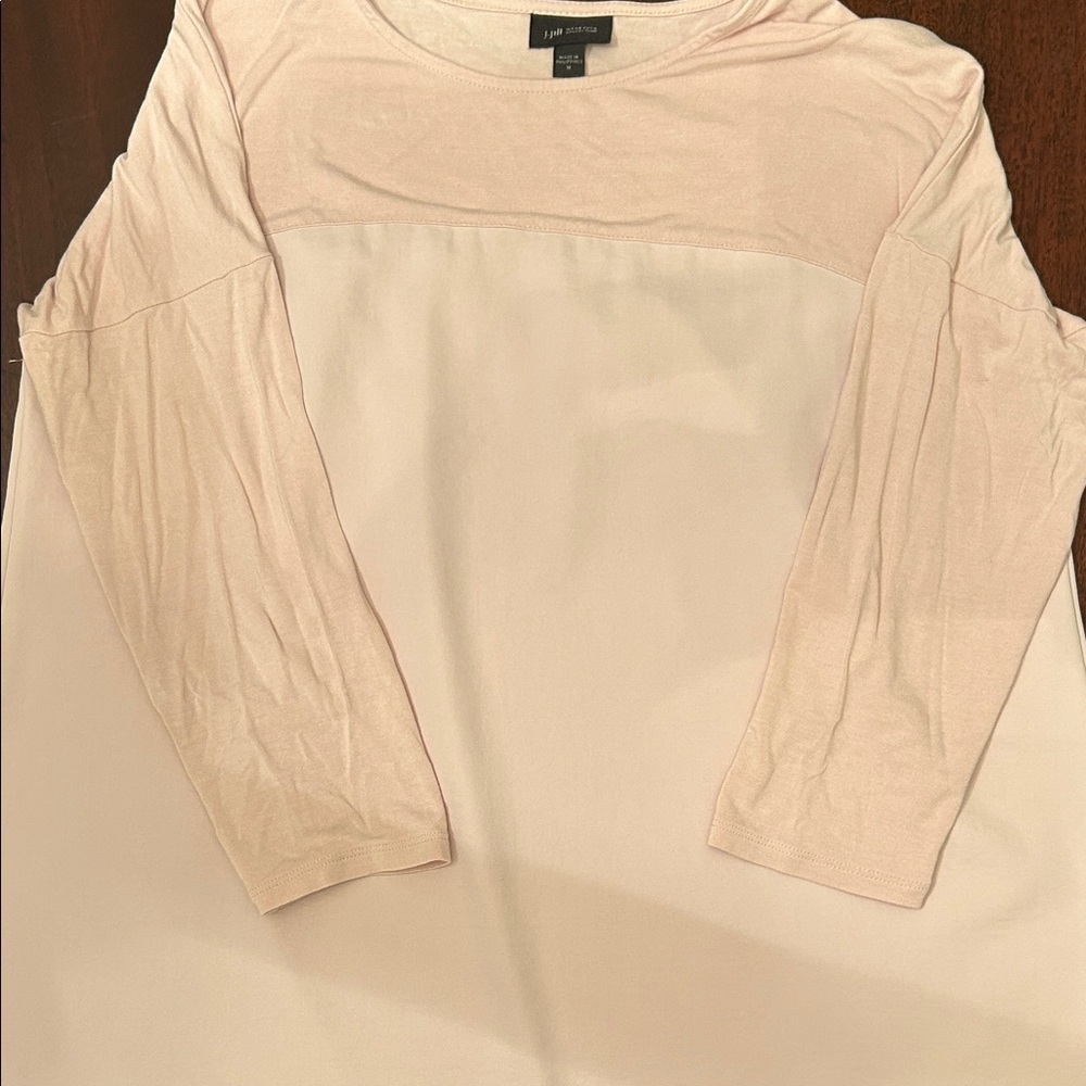 J. Jill Soft Pink Long Sleeve Top